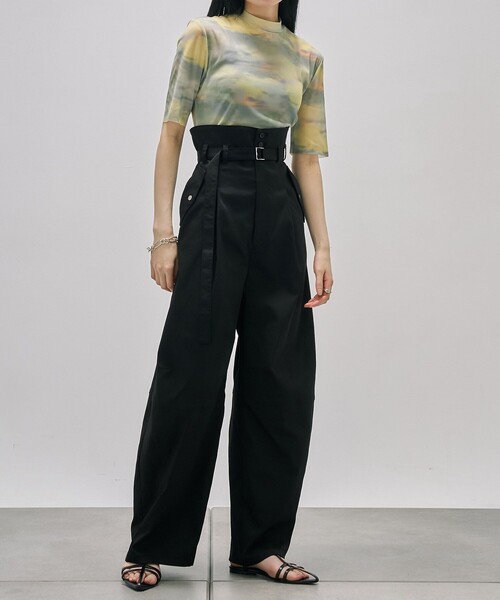 セール】シーナリーアートプルオーバー｜ウォッシャブル/シアー