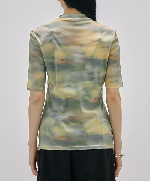 セール】シーナリーアートプルオーバー｜ウォッシャブル/シアー