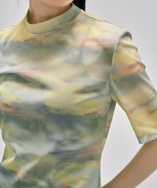 【美品】UNITED TOKYO シーナリーアートシアートップス　ブルー シーナリーアート柄シリーズ｜UNITED TOKYO ONLINE STORE