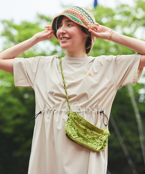 KELTY　MONO−MART別注　ドロストデザインストレッチワンピース KELTY/ケルティ 別注 ドロストデザインストレッチワンピース THE