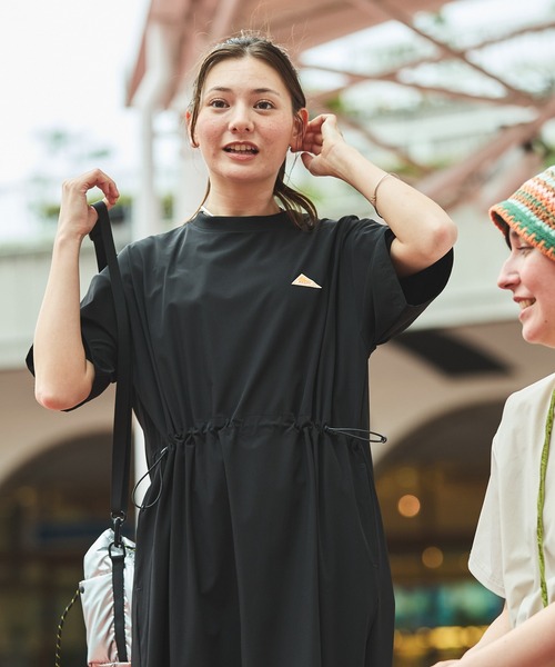 KELTY MONO−MART別注 ドロストデザインストレッチワンピース KELTY/ケルティ 別注 ドロストデザインストレッチワンピース THE