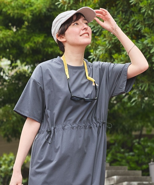 KELTY/ケルティ 別注 ドロストデザインストレッチワンピース