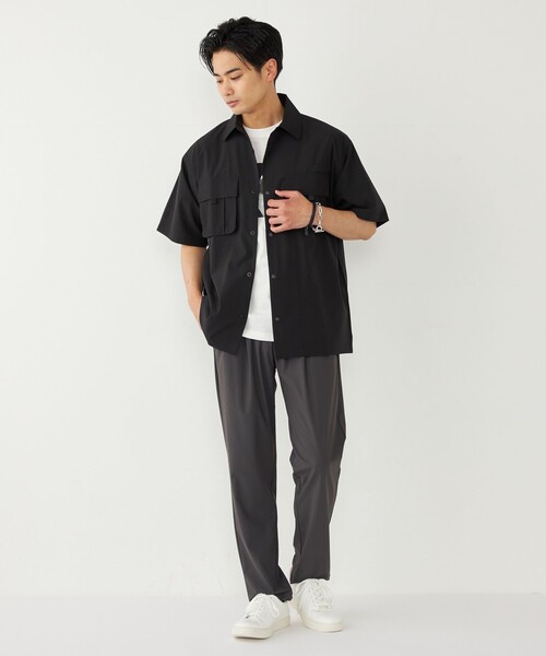 SHIPS Colors(シップス カラーズ)の「SHIPS Colors:〈紫外線軽減・洗濯機可能〉LOFT AIR シャツ◇(シャツ/ブラウス・メンズ・ブラック/ネイビー/ベージュ・X-LARGE/LARGE/MEDIUM)」の19枚目の写真