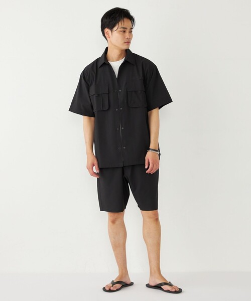SHIPS Colors(シップス カラーズ)の「SHIPS Colors:〈紫外線軽減・洗濯機可能〉LOFT AIR シャツ◇(シャツ/ブラウス・メンズ・ブラック/ネイビー/ベージュ・X-LARGE/LARGE/MEDIUM)」の16枚目の写真