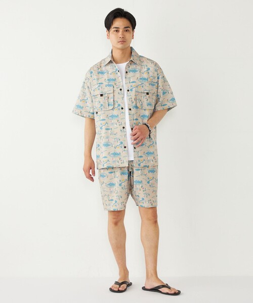 SHIPS Colors(シップス カラーズ)の「SHIPS Colors:〈紫外線軽減・洗濯機可能〉LOFT AIR シャツ◇(シャツ/ブラウス・メンズ・ブラック/ネイビー/ベージュ・X-LARGE/LARGE/MEDIUM)」の10枚目の写真