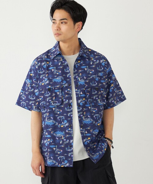SHIPS Colors(シップス カラーズ)の「SHIPS Colors:〈紫外線軽減・洗濯機可能〉LOFT AIR シャツ◇(シャツ/ブラウス・メンズ・ブラック/ネイビー/ベージュ・X-LARGE/LARGE/MEDIUM)」の9枚目の写真
