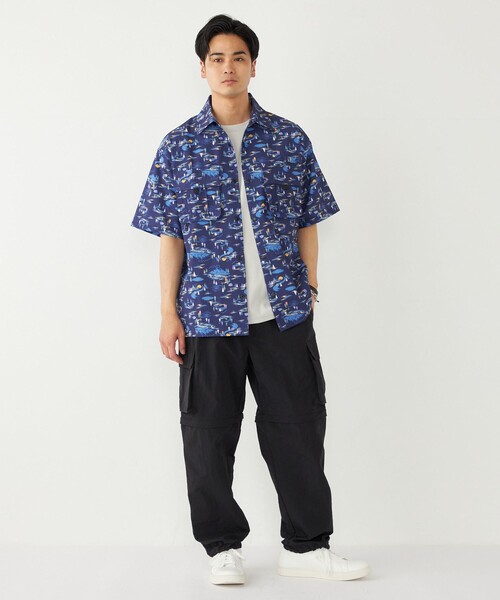SHIPS Colors(シップス カラーズ)の「SHIPS Colors:〈紫外線軽減・洗濯機可能〉LOFT AIR シャツ◇(シャツ/ブラウス・メンズ・ブラック/ネイビー/ベージュ・X-LARGE/LARGE/MEDIUM)」の7枚目の写真