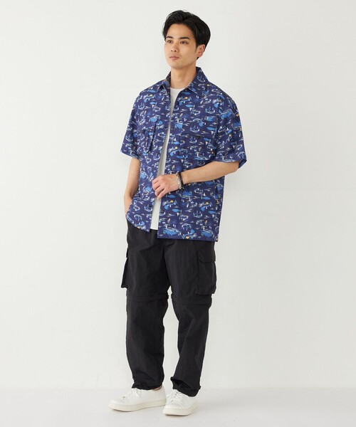 SHIPS Colors(シップス カラーズ)の「SHIPS Colors:〈紫外線軽減・洗濯機可能〉LOFT AIR シャツ◇(シャツ/ブラウス・メンズ・ブラック/ネイビー/ベージュ・X-LARGE/LARGE/MEDIUM)」の6枚目の写真