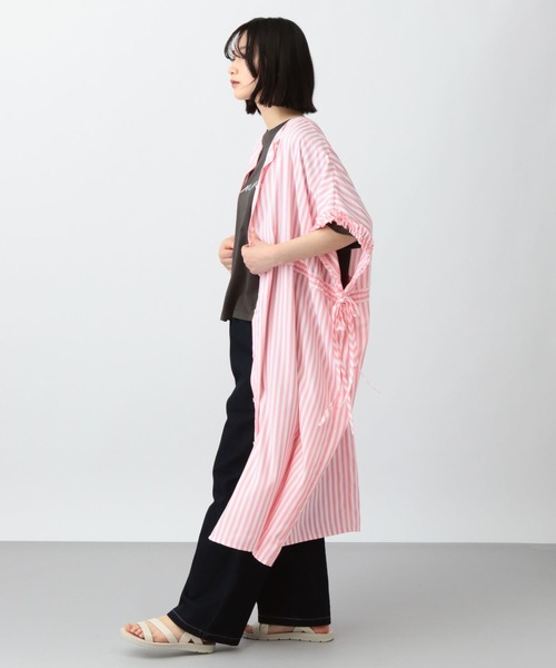 セール】《natural by clip》ストライプドロストワンピース[プチサイズ