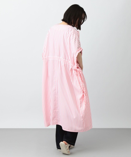 セール】《natural by clip》ストライプドロストワンピース[プチサイズ