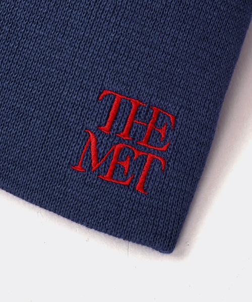 CA4LA（カシラ）の「THE MET LOGO KNIT CAP（ニットキャップ/ビーニー・メンズ・ネイビー/ブラック・ONESIZE）」の4枚目の写真