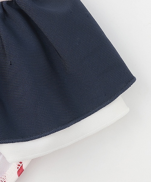 petit main(プティマイン)の「【SWIM】girlsセーラー水着(水着・キッズ・ネイビー/レッド・80cm/70cm)」の9枚目の写真