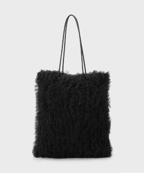 GALLEST（ギャレスト）の「フリルチュールトートバッグ（トートバッグ・レディース・ブラック/ホワイト・00）」の5枚目の写真