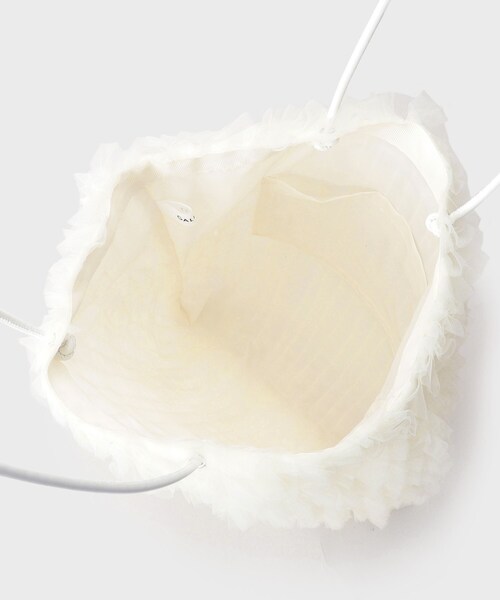 GALLEST（ギャレスト）の「フリルチュールトートバッグ（トートバッグ・レディース・ブラック/ホワイト・00）」の11枚目の写真