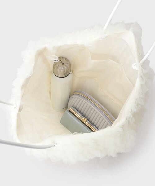 GALLEST（ギャレスト）の「フリルチュールトートバッグ（トートバッグ・レディース・ブラック/ホワイト・00）」の12枚目の写真