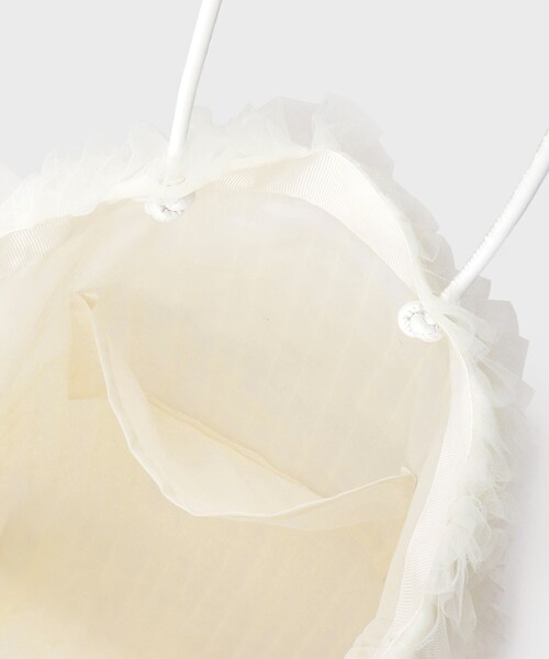 GALLEST（ギャレスト）の「フリルチュールトートバッグ（トートバッグ・レディース・ブラック/ホワイト・00）」の13枚目の写真