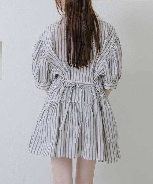 セール】asymmetry tiered short sleeve tunic / アシメ