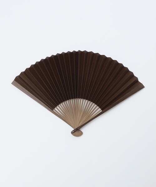 庵さま専用　トルソー✽モカ SHIPS別注】宮脇賣扇庵: カラー ソリッド 扇子（扇子/うちわ