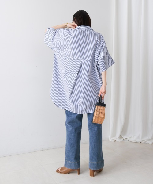 セール】テックコットンオーバーサイズチュニック（チュニック
