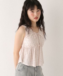 美品☆ PAOLA FRANIフリルタンクトップ タンクトップ フリル 裾フリル[品番：LGMW0005014]｜La-gemme