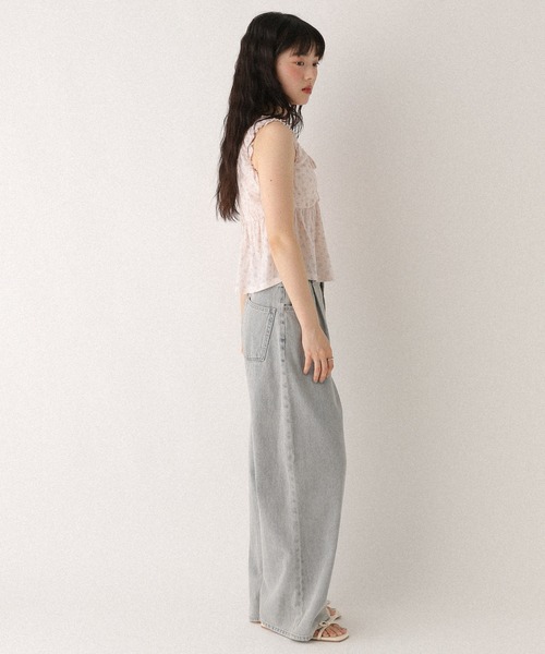 Heather（ヘザー）の「カップ付きアソートフリルキャミ　499775（タンクトップ・レディース・アイボリー/ブラック/ピンク・FREE）」の22枚目の写真