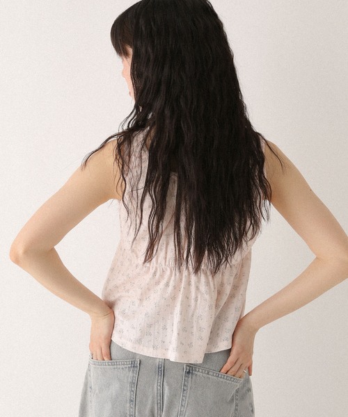 Heather（ヘザー）の「カップ付きアソートフリルキャミ　499775（タンクトップ・レディース・アイボリー/ブラック/ピンク・FREE）」の17枚目の写真