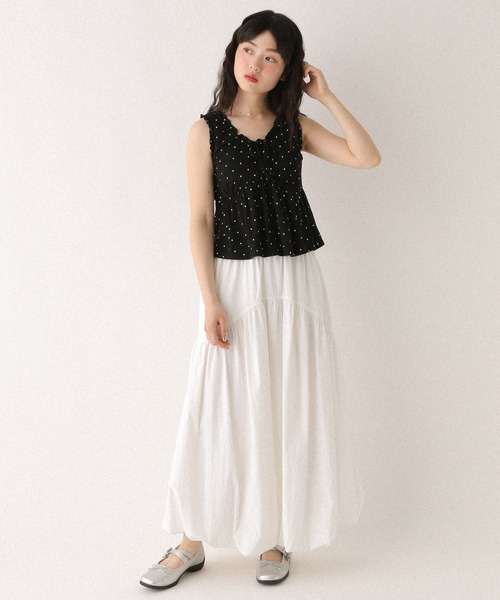 カップ付きアソートフリルキャミ 499775（タンクトップ