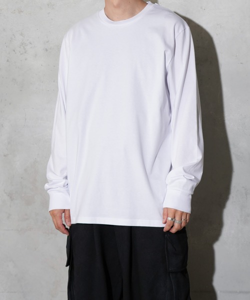 THRIFTY LOOK(スリフティールック)の「Stanley/Stella / スタンレーステラ Creator 2.0 Long Sleeve (SATU022) オーガニックコットン 無地 ミディアムウェイト 長袖Tシャツ(Tシャツ/カットソー・メンズ・ホワイト/ネイビー/グレー/ブラック・MEDIUM/LARGE/X-LARGE)」の6枚目の写真