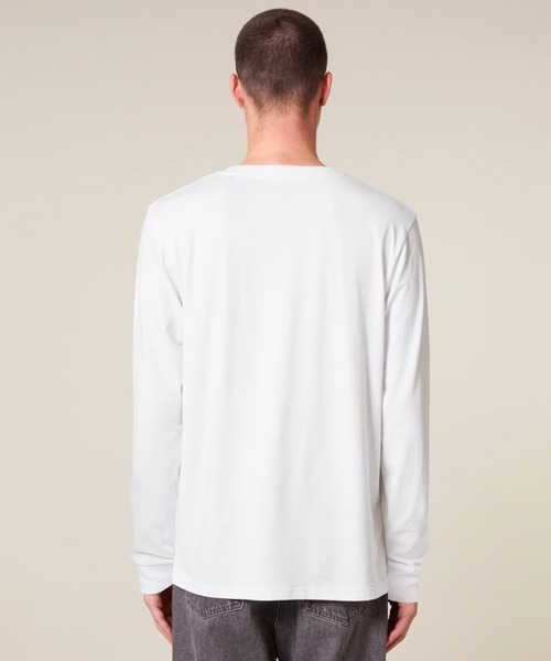THRIFTY LOOK(スリフティールック)の「Stanley/Stella / スタンレーステラ Creator 2.0 Long Sleeve (SATU022) オーガニックコットン 無地 ミディアムウェイト 長袖Tシャツ(Tシャツ/カットソー・メンズ・ホワイト/ネイビー/グレー/ブラック・MEDIUM/LARGE/X-LARGE)」の5枚目の写真