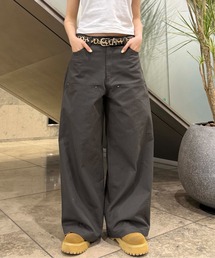 星スタッズダブルニーツイルパンツ