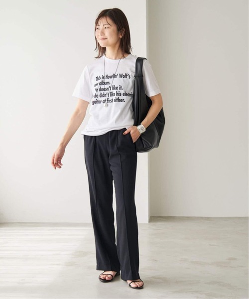 SLOBE IENA（スローブイエナ）の「《追加6》SLOBE トライアングルBAG（トートバッグ・レディース・ブラック/ブラウン・FREE）」の3枚目の写真