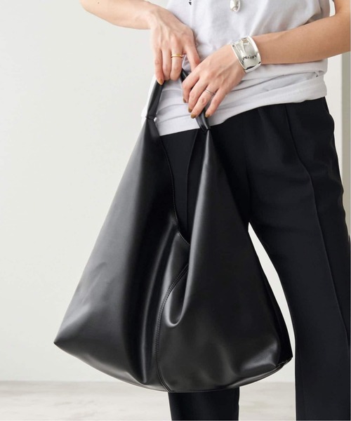 SLOBE IENA（スローブイエナ）の「《追加6》SLOBE トライアングルBAG（トートバッグ・レディース・ブラック/ブラウン・FREE）」の6枚目の写真