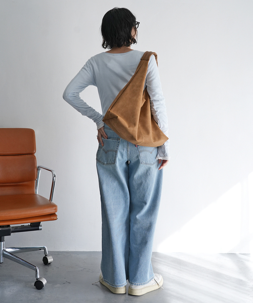 SLOBE IENA（スローブイエナ）の「《追加6》SLOBE トライアングルBAG（トートバッグ・レディース・ブラック/ブラウン・FREE）」の19枚目の写真