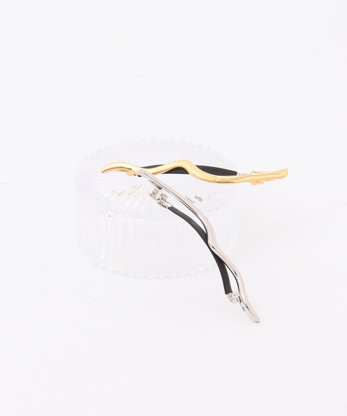 NOLLEY’S（ノーリーズ）の「ウエーブバレッタ（バレッタ/ヘアクリップ・レディース・シルバー/ゴールド・FREE）」の4枚目の写真
