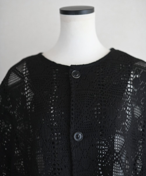 Marient(マリエント)の「クロシェサマーニットCD(カーディガン/ボレロ・レディース・アイボリー/ブラック・FREE)」の17枚目の写真
