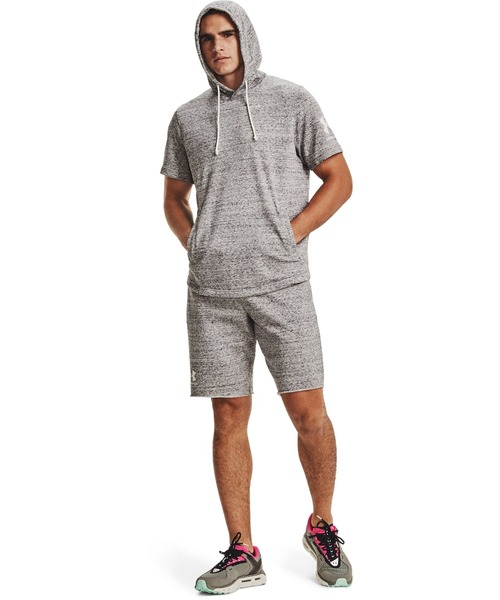 UNDER ARMOUR(アンダーアーマー)の「UAライバルテリー ショーツ(トレーニング/メンズ)(その他パンツ・メンズ・ホワイト・XL/S/L/M)」の4枚目の写真