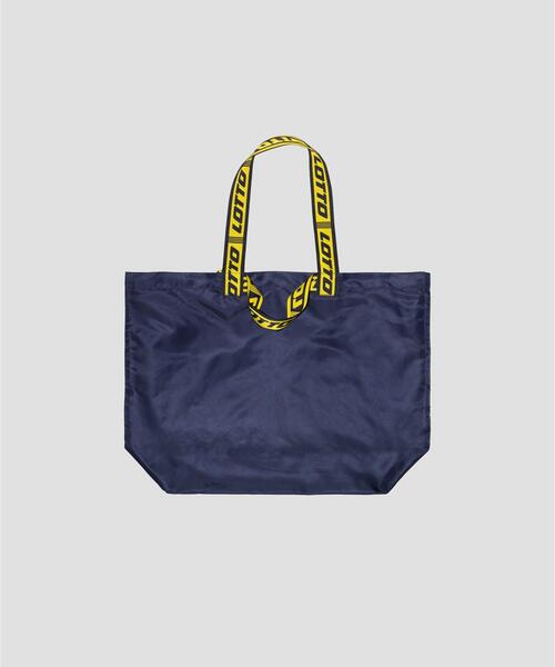LOTTO（ロット）の「LOTTO　LOGO JACQURDTAPE TOTE BAG（トートバッグ・メンズ・ネイビー/グリーン/ブラック・FREE）」の13枚目の写真
