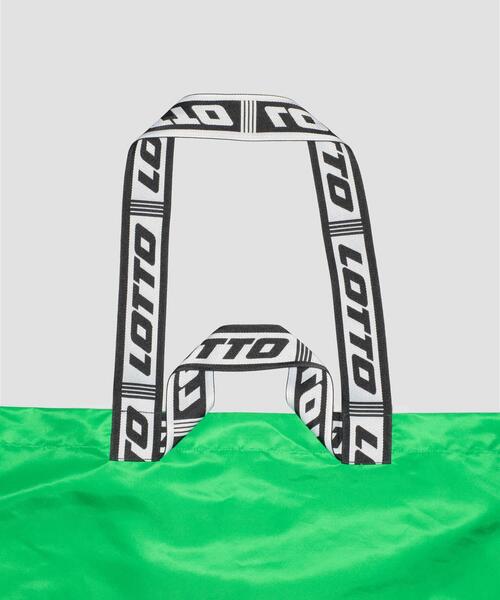 LOTTO（ロット）の「LOTTO　LOGO JACQURDTAPE TOTE BAG（トートバッグ・メンズ・ネイビー/グリーン/ブラック・FREE）」の9枚目の写真