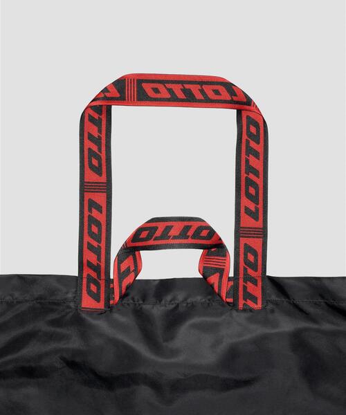 LOTTO（ロット）の「LOTTO　LOGO JACQURDTAPE TOTE BAG（トートバッグ・メンズ・ネイビー/グリーン/ブラック・FREE）」の6枚目の写真