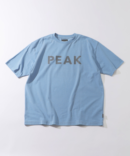 Snow Peak（スノーピーク）の「SNOW PEAK / スノーピーク 別注 ”PEAK SNOW” ロゴTシャツ（Tシャツ/カットソー・メンズ・ブルー/ブラック/ホワイト/オレンジ/ブルー系その他・SMALL/MEDIUM/LARGE）」の17枚目の写真