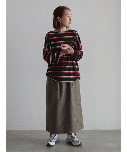 FIL DE FER(フィルデフェール)の「カノコラインボーダー ドルマンP/O(Tシャツ/カットソー・レディース・ピンク/ブラック・FREE)」の17枚目の写真