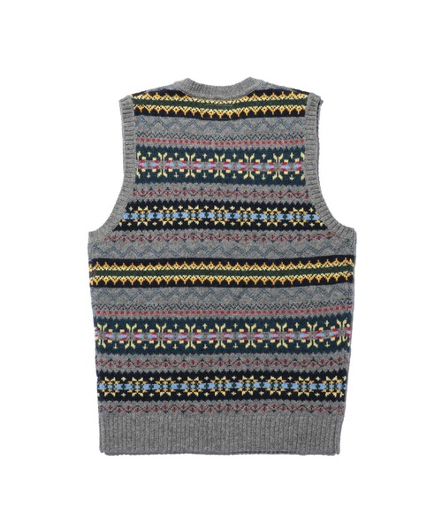 セール】Knit Vest Fair isle Pattern（ベスト）｜BEAMS PLUS