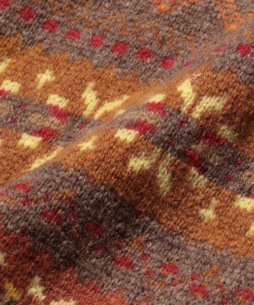 BEAMS PLUS(ビームスプラス)の「Knit Vest Fair isle Pattern(ベスト・メンズ・グレー/ライトブラウン・XL/L/M/S)」の19枚目の写真