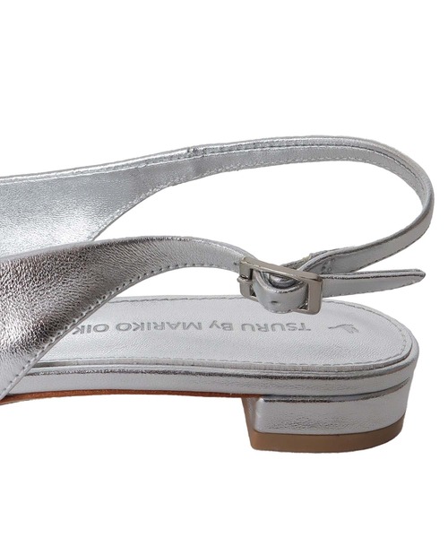 TSURU by Mariko Oikawa(ツルバイマリコオイカワ)の「TSURU by Mariko Oikawa / Ailes(ビッグリボン付きフラットシューズ WW-2253500)(パンプス・レディース・ブラック/シルバー・37/36)」の15枚目の写真