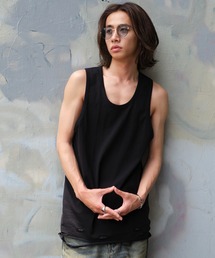 ダメージタンクトップ JOHN'S CLOSET タンクトップ 「31」ダメージデザイン メンズ