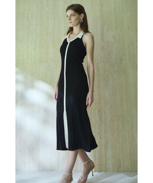 Estella.K（エステラケー）の「Gillian Knit Dress ランダムリブニットドレス（ワンピース・レディース・ブラック系その他/ブラック系その他2・FREE）」の9枚目の写真