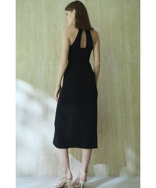 Estella.K（エステラケー）の「Gillian Knit Dress ランダムリブニットドレス（ワンピース・レディース・ブラック系その他/ブラック系その他2・FREE）」の8枚目の写真