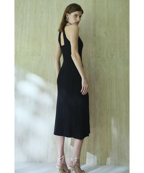 Estella.k Gillian Knit Dressランダムリブニットドレス Gillian Knit Dress ランダムリブニットドレス（ワンピース