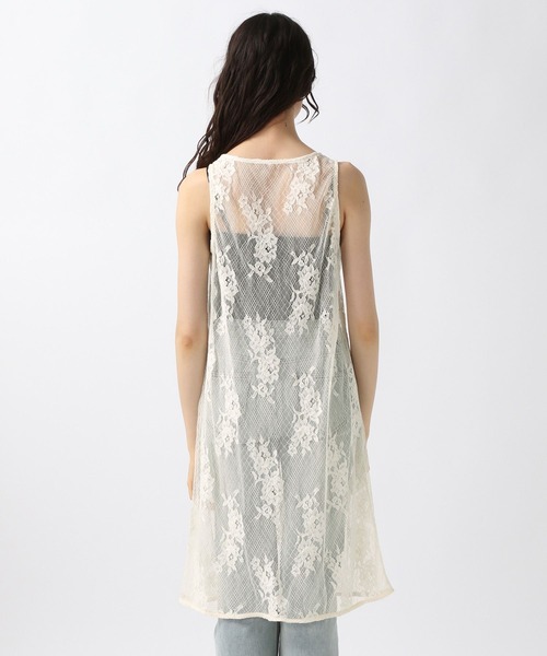 FOREVER 21（フォーエバー トゥエンティーワン）の「【2025SS】レースロングジレ（ベスト・レディース・ホワイト系その他・FREE）」の7枚目の写真