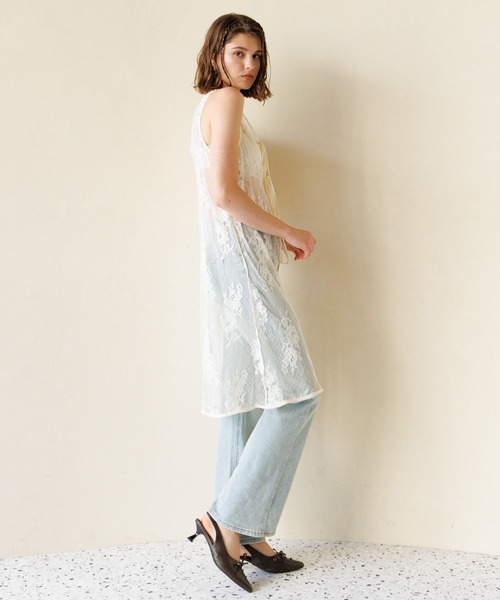 FOREVER 21（フォーエバー トゥエンティーワン）の「【2025SS】レースロングジレ（ベスト・レディース・ホワイト系その他・FREE）」の16枚目の写真